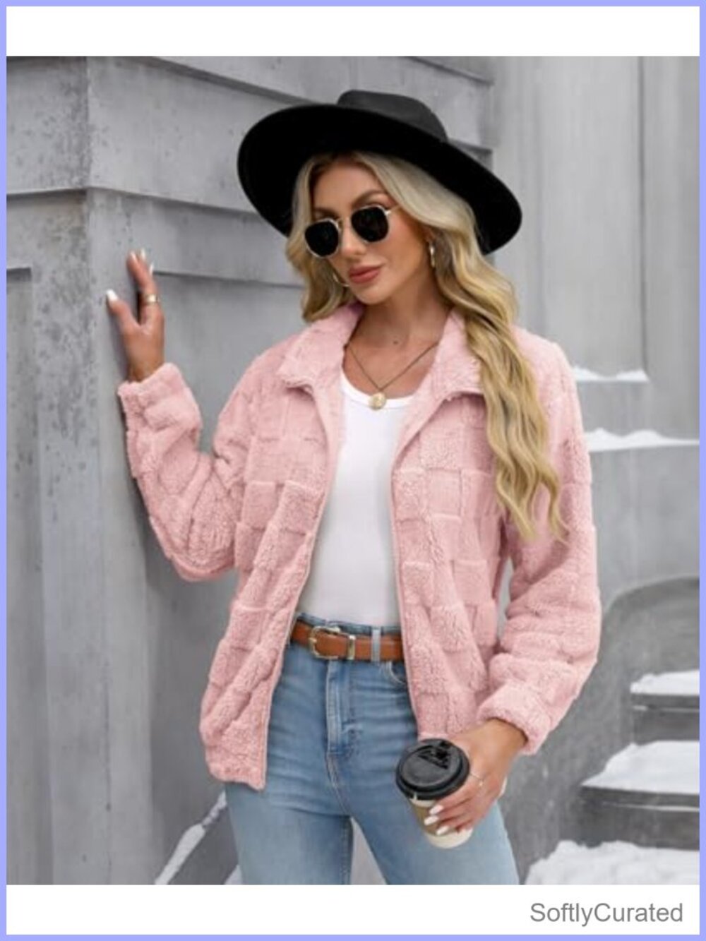 Women's Fleece Full Zip Soft Warm Fall Winter Bed Jacket - Picture 3 of 6